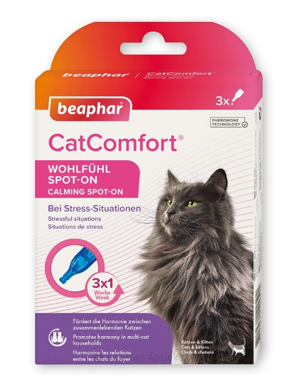 Beaphar Nomierinošais feromons kaķiem, 3*0.55 ml | internetaptieka.lv