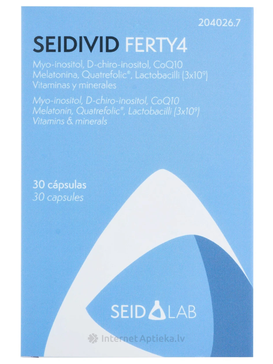 Seidivid Ferty4, 30 kapsulas | internetaptieka.lv