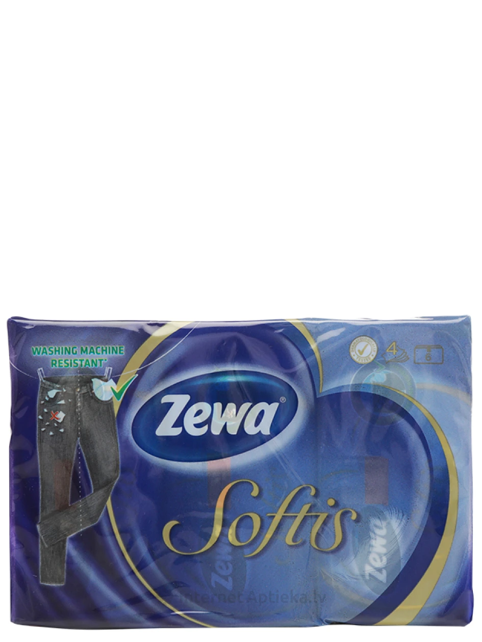 Zewa softis salvetes, 6 paciņas | internetaptieka.lv