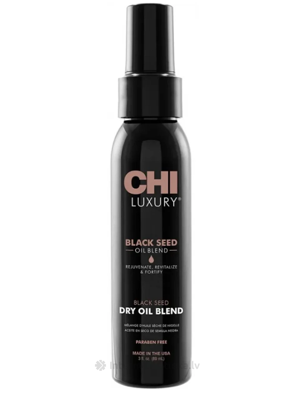CHI LUXURY Black Seed Sausas aliejus, 89 ml | internetaptieka.lv