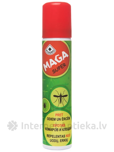 Maga Super Pretodu-Ērču līdzeklis - aerosols, 100 ml | internetaptieka.lv