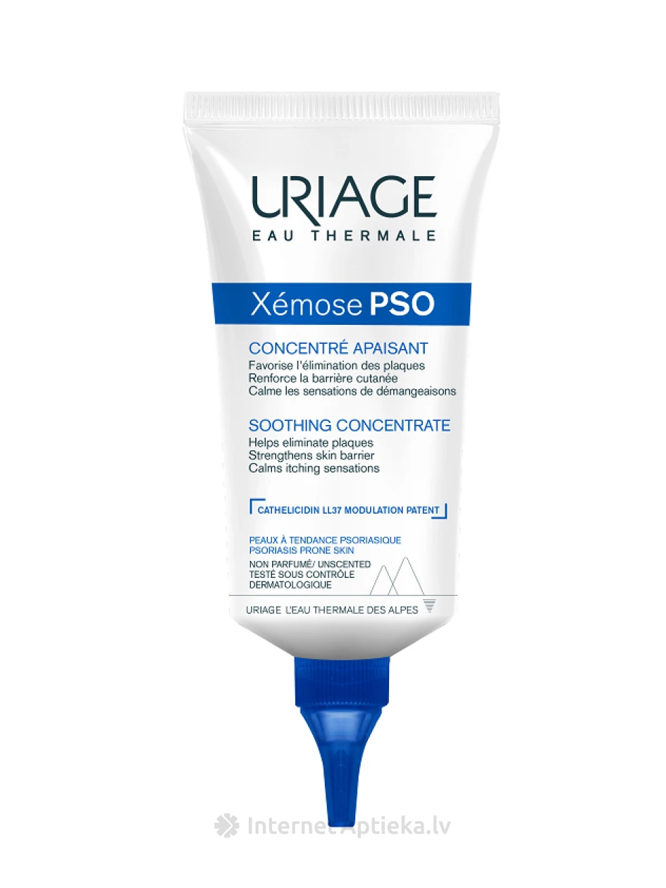 URIAGE Xemose nomierinošs koncentrāts psoriātiskai ādai, 150 ml | internetaptieka.lv