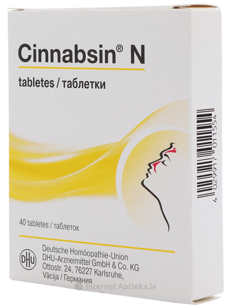 Cinnabsin N, 40 tabletes | internetaptieka.lv