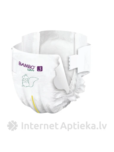 Bambo Nature autiņbikses 4-8kg, 28 gb. | internetaptieka.lv