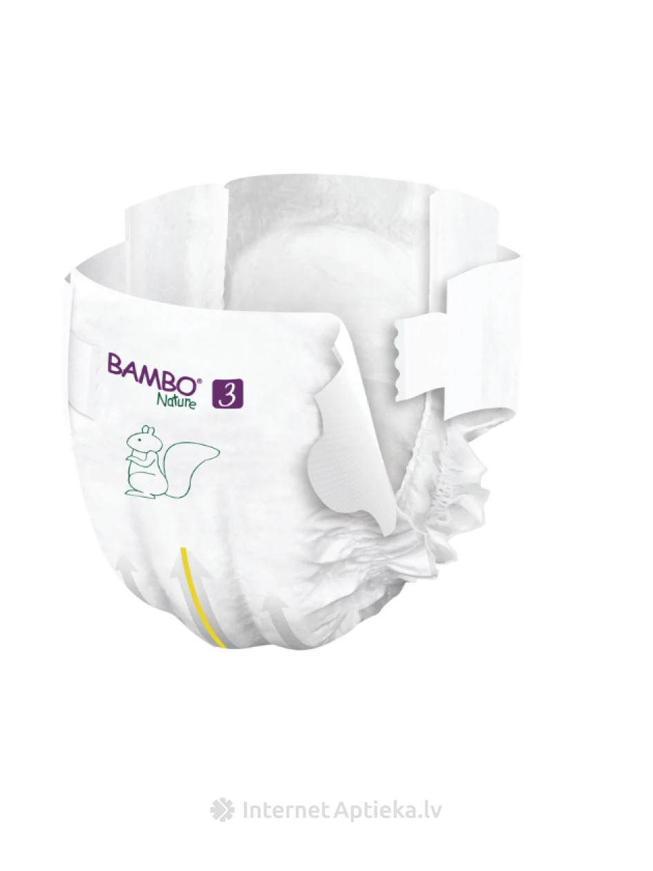 Bambo Nature детские подгузники, M 4-8 кг, 28 шт. | internetaptieka.lv