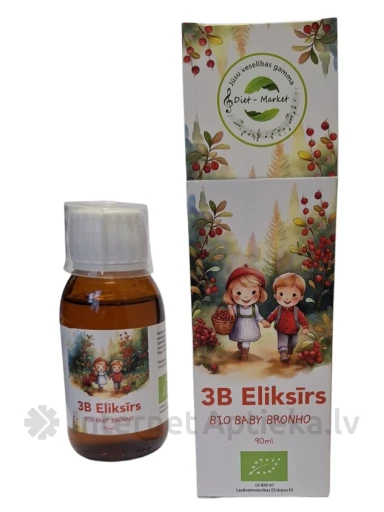 Broncho bio baby 3B eliksiir, 90 ml | internetaptieka.lv