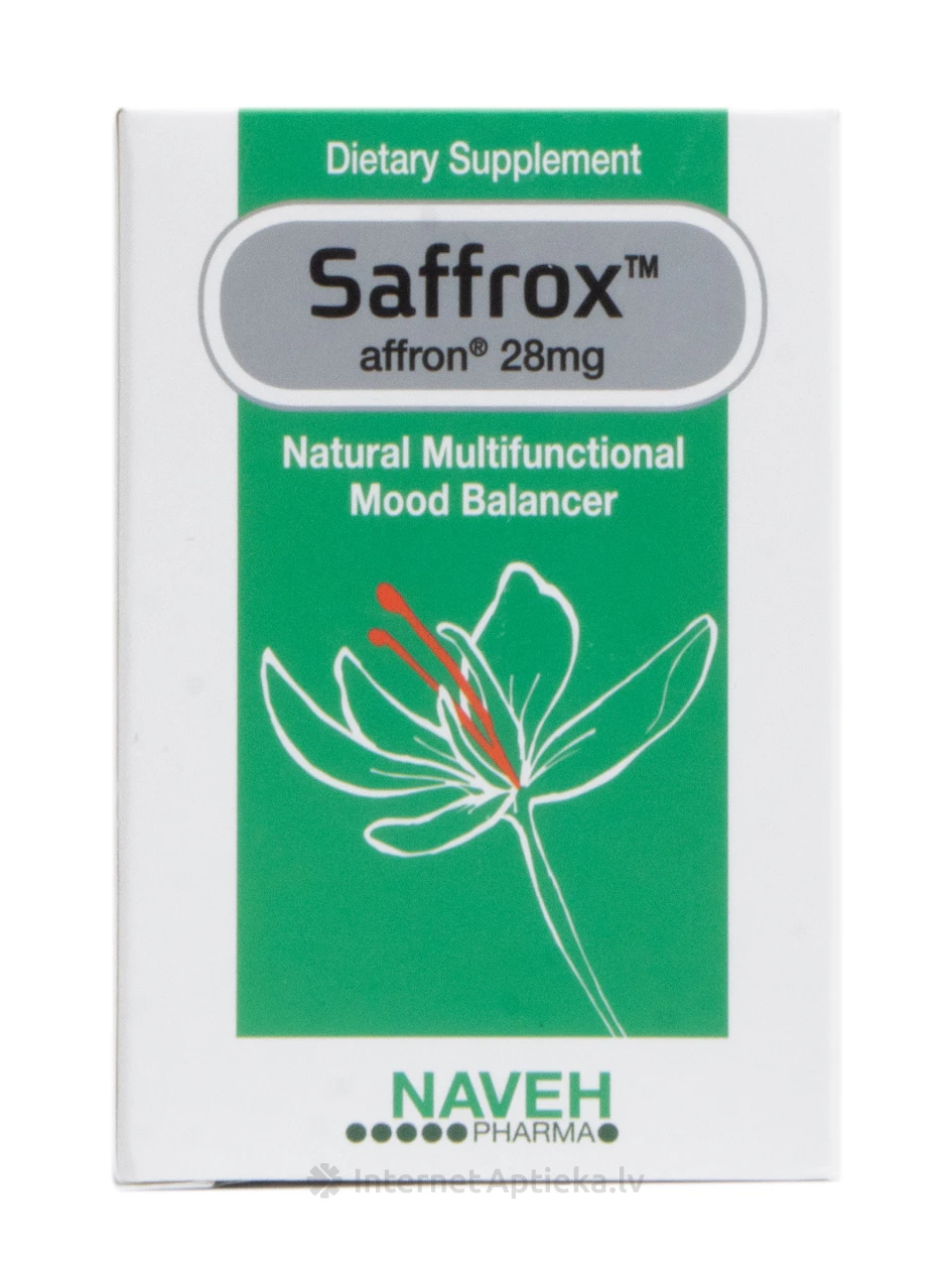 Saffrox, 30 капсул | internetaptieka.lv