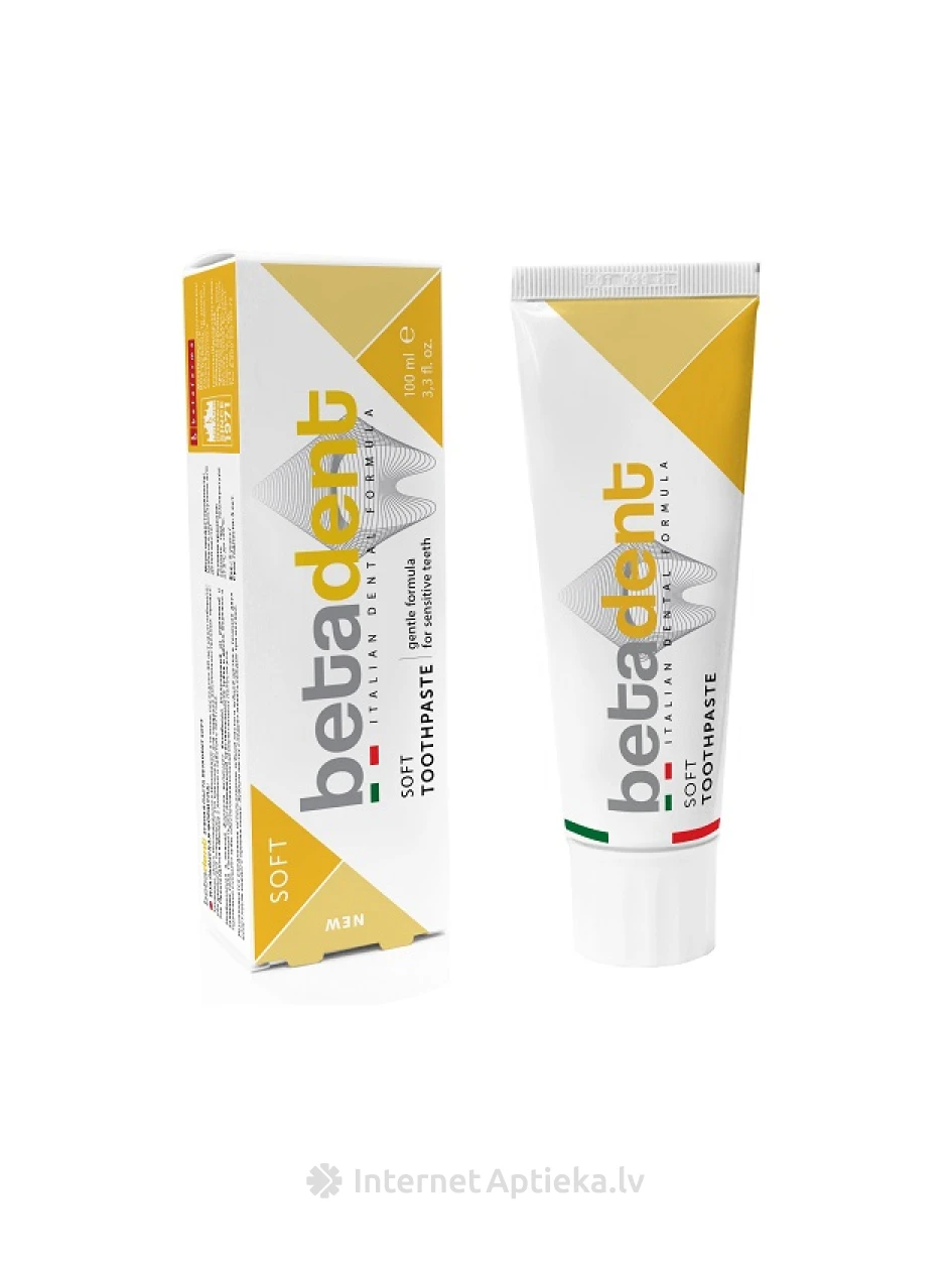 BETADENT SOFT зубная паста, 100 мл | internetaptieka.lv