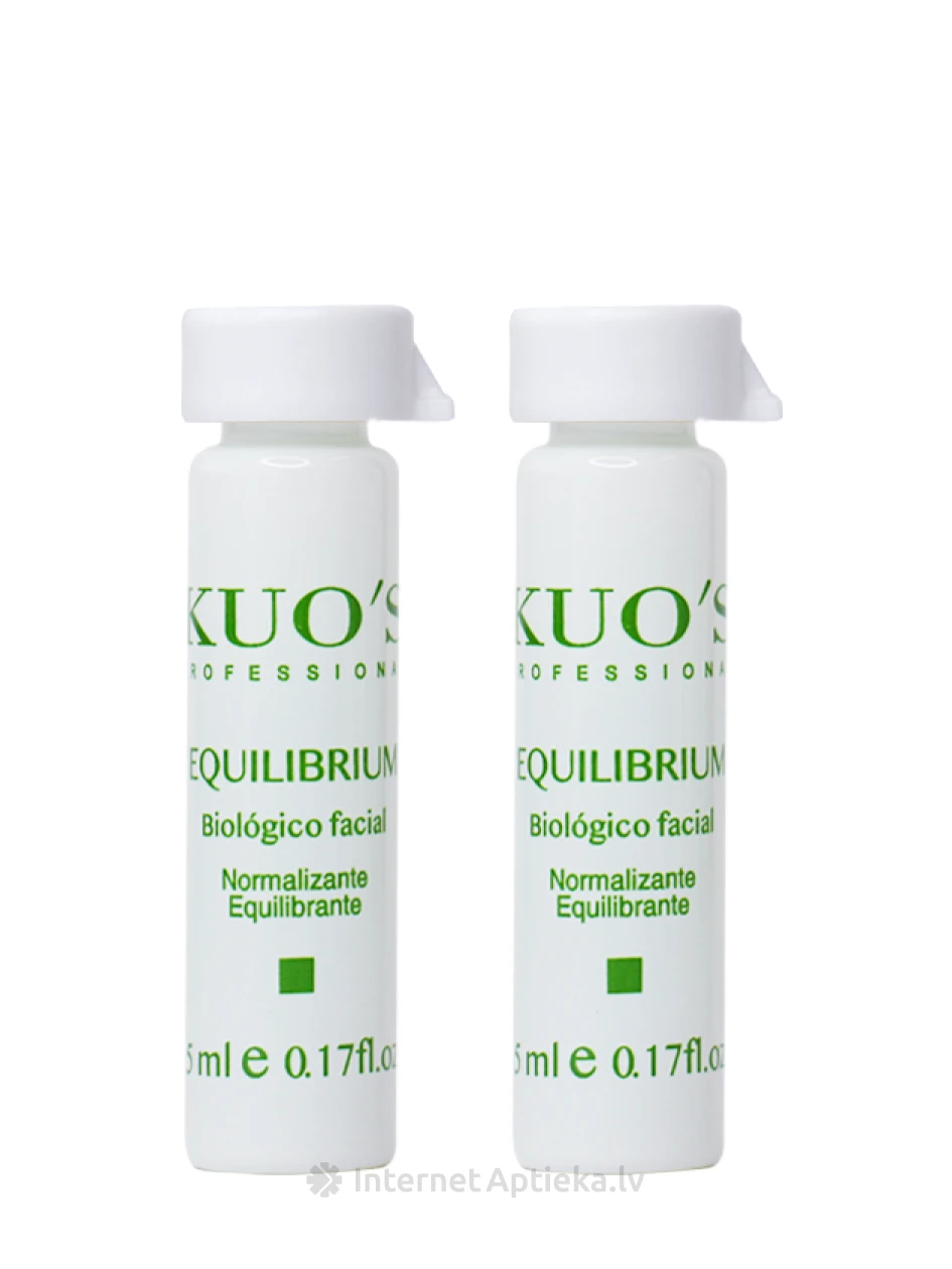 KUO`S EQUILIBRIUM Bioloģiskais koncentrāts sejai, 6*5 ml | internetaptieka.lv