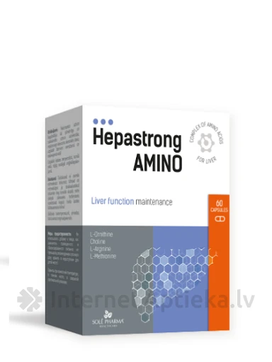 Hepastrong Amino, 60 капсул | internetaptieka.lv