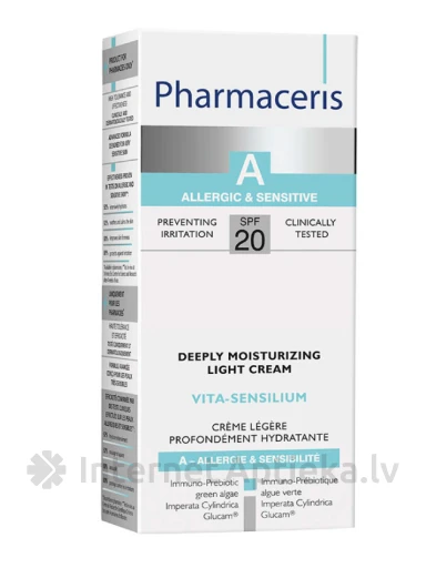 Pharmaceris A Vita-Sensilium mitrinošs sejas krēms, 50 ml | internetaptieka.lv