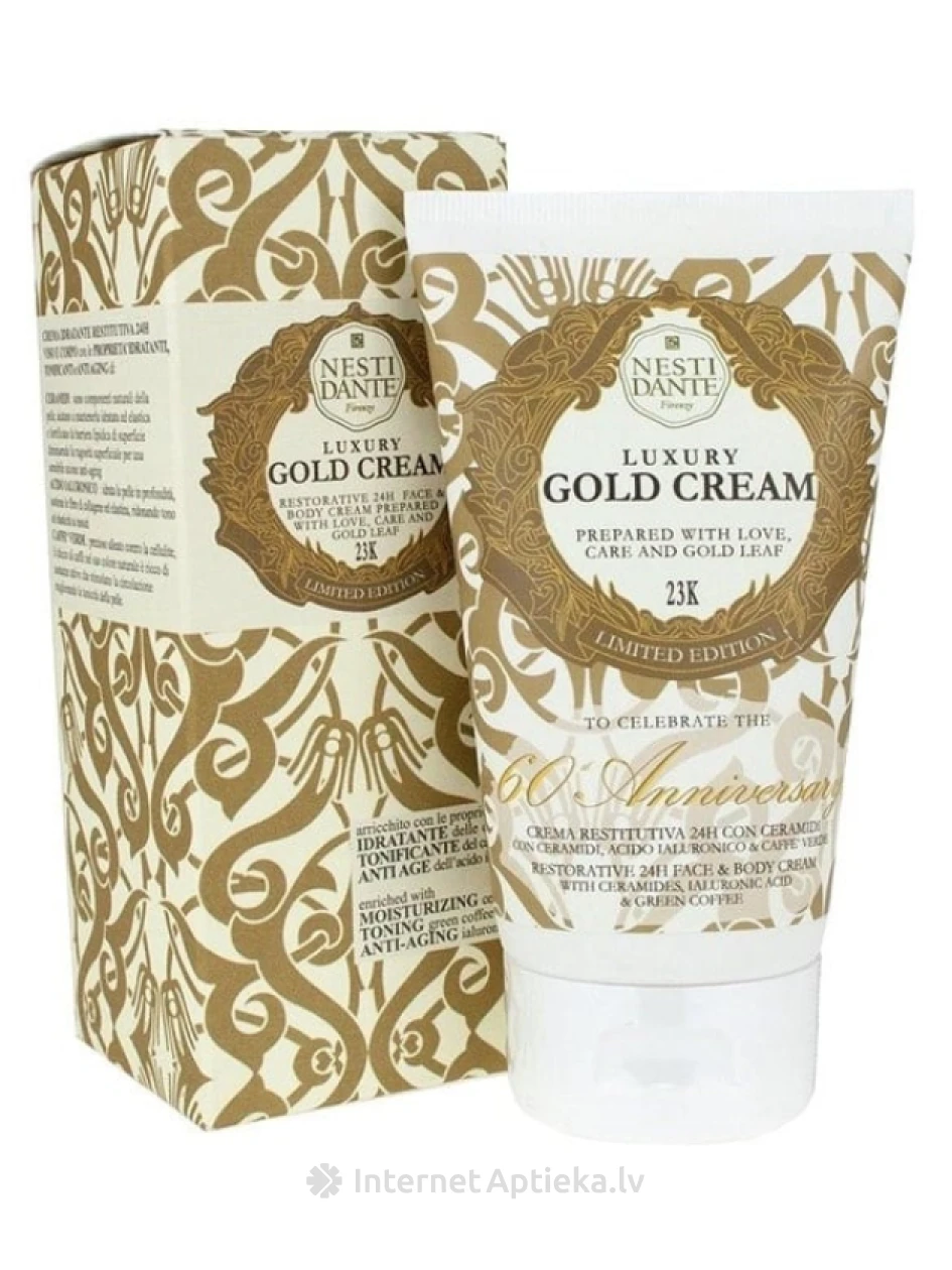 GOLD LEAF Mitrinošs krēms ar niacinamīdu, 150 ml | internetaptieka.lv