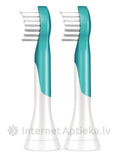 Philips Sonicare Zobu birstes galviņas Kids 3+, 2 gb. | internetaptieka.lv