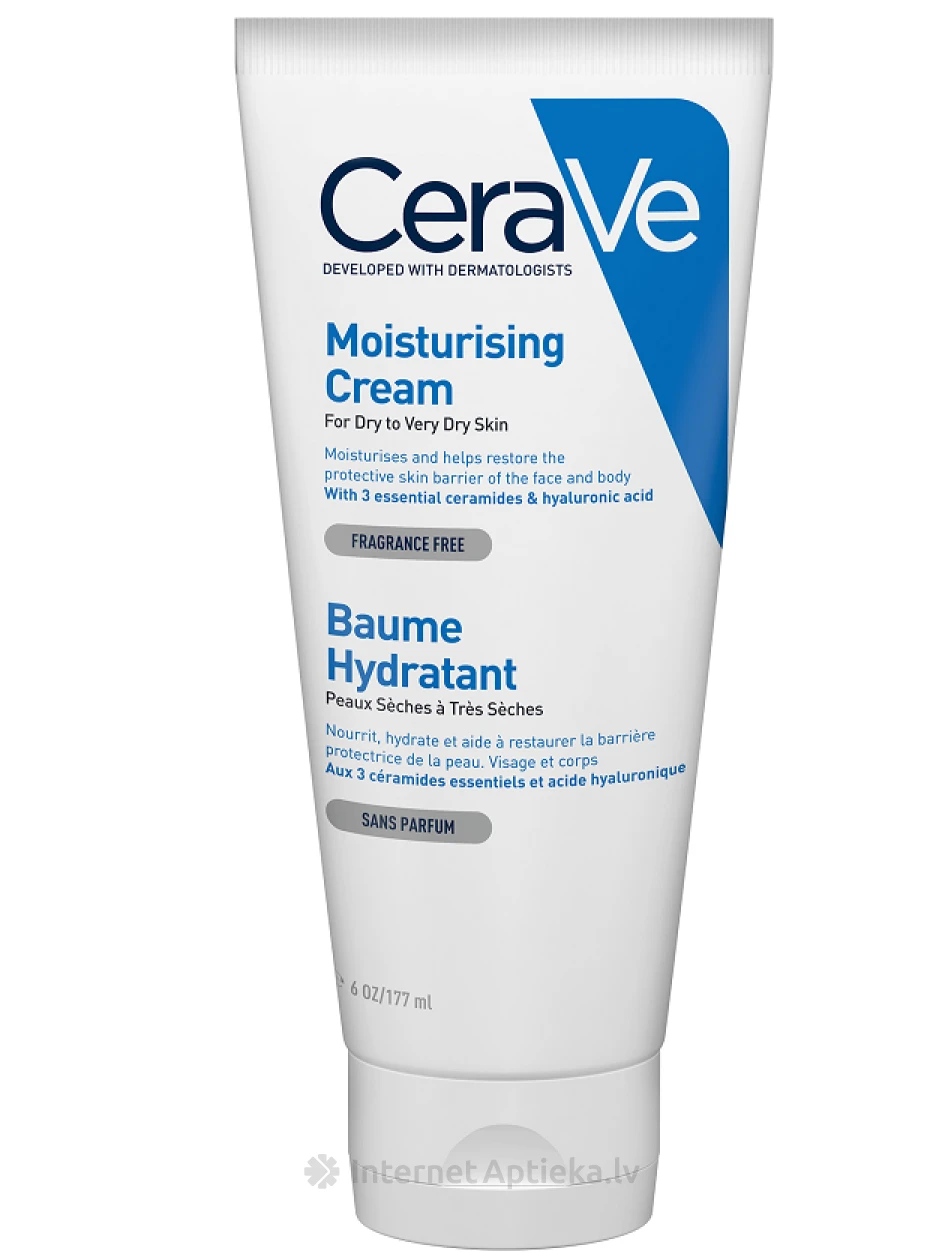 CeraVe Keramiididega niisutav palsam näole ja kehale, 177 ml | internetaptieka.lv