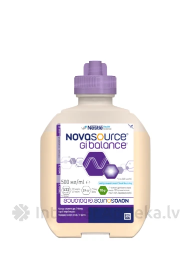 Nestle Novasource Gi Balance neutral Pārtika medicīniskiem nolūkiem, 500 ml | internetaptieka.lv
