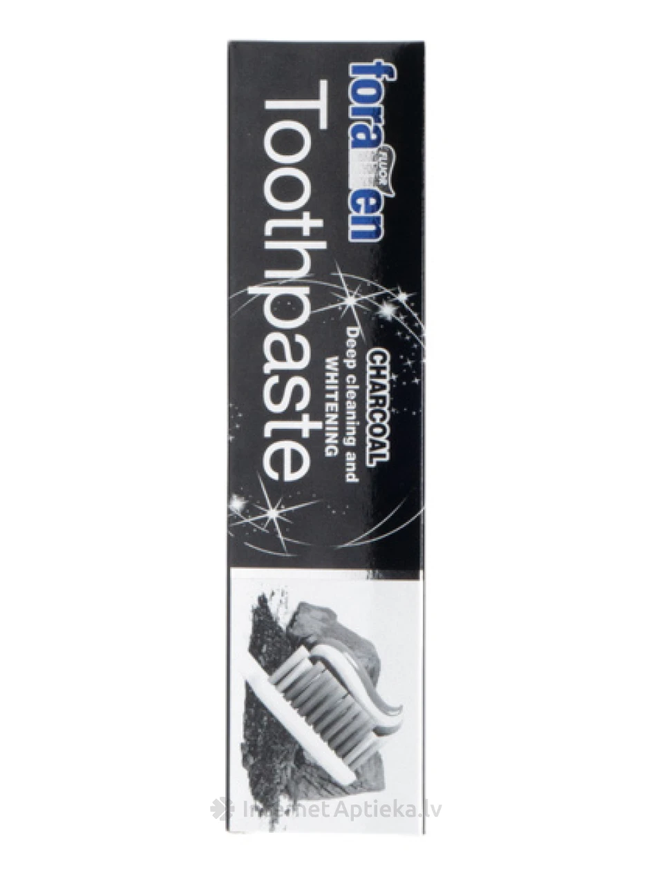 Foramed hambapasta aktiivsüsi ja valgendav, 75 ml | internetaptieka.lv