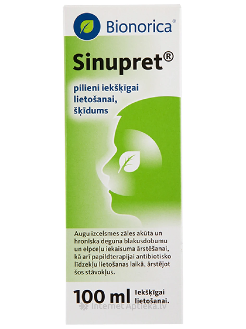 Sinupret tilgad, 100 ml | internetaptieka.lv