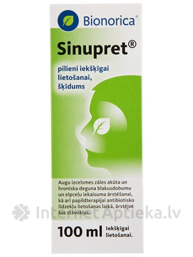 Sinupret pilieni, 100 ml | internetaptieka.lv