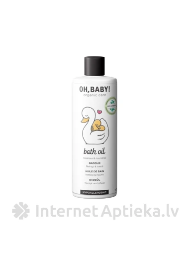OH,BABY! Organic Care Bath oil Масло два ванны, 250 мл | internetaptieka.lv