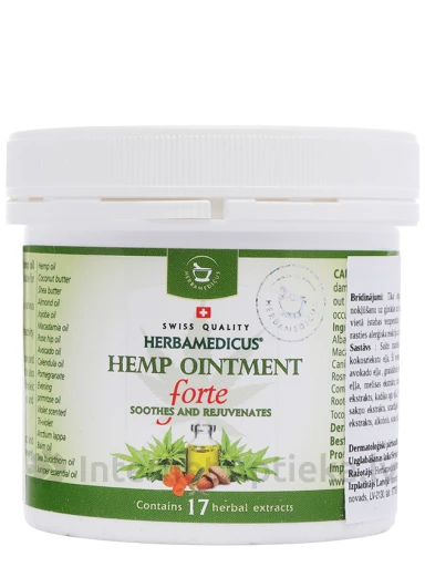 Herbamedicus Мазь Конопли, 125 мл | internetaptieka.lv