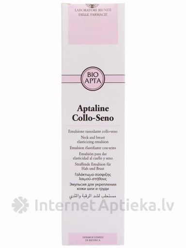 Bioapta Aptaline Collo-Ceno укрепляющая эмульсия для шеи и области декольте, 150 мл | internetaptieka.lv