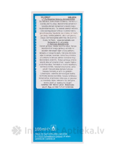 Weleda Salvijas dezodorants, 100 ml | internetaptieka.lv