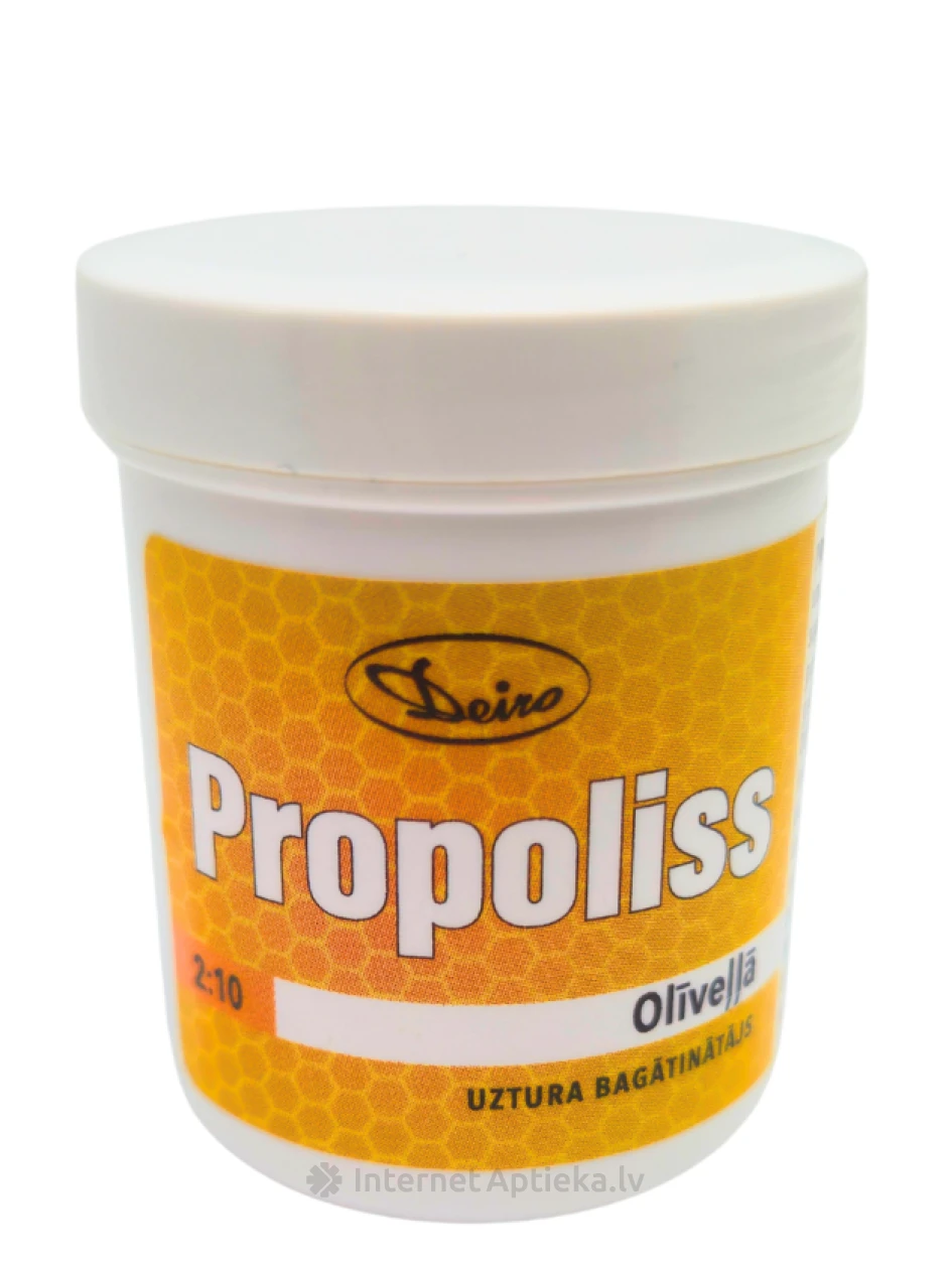 Deiro Propoliss olīveļļā 2:10, 30 g | internetaptieka.lv