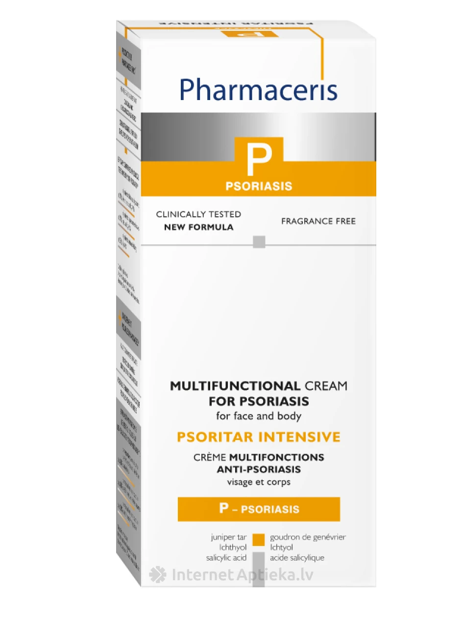Pharmaceris P Psoritar Intensive многофункциональный крем для кожи при псориазе, 50 мл | internetaptieka.lv
