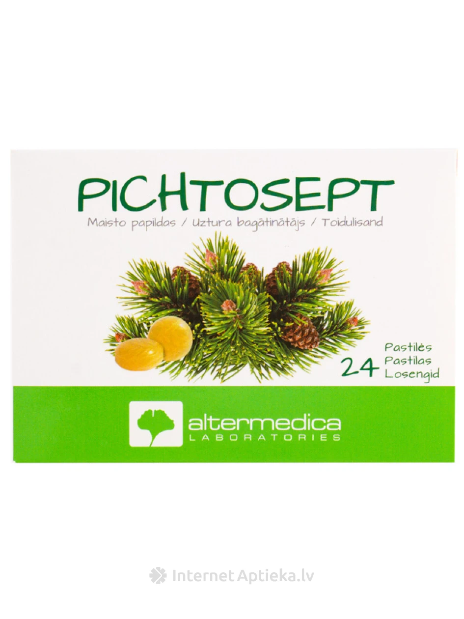 PICHTOSEPT, 24 pastilas | internetaptieka.lv
