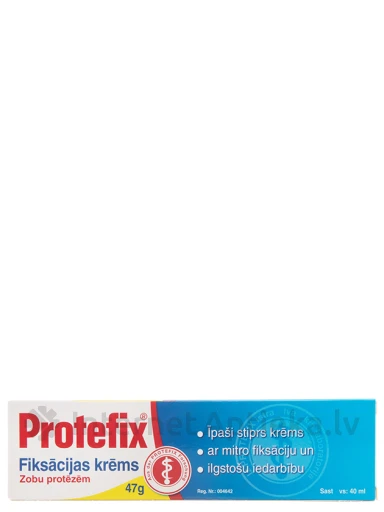 Protefix fiksācijas krēms zobu protēzēm, 40 ml | internetaptieka.lv