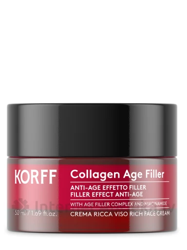 KORFF COLLAGEN AGE FILLER RICH pretnovecošanās sejas krēms, 50 ml | internetaptieka.lv