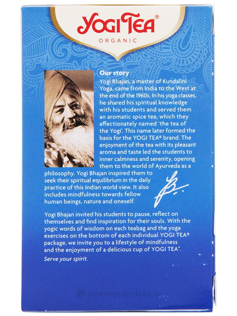 Tēja Yogi Breathe deep Atem tee, 17 paciņas | internetaptieka.lv