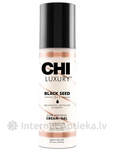 CHI Luxury Black Seed Oil Curl Defining krēms-gels, 147 ml | internetaptieka.lv