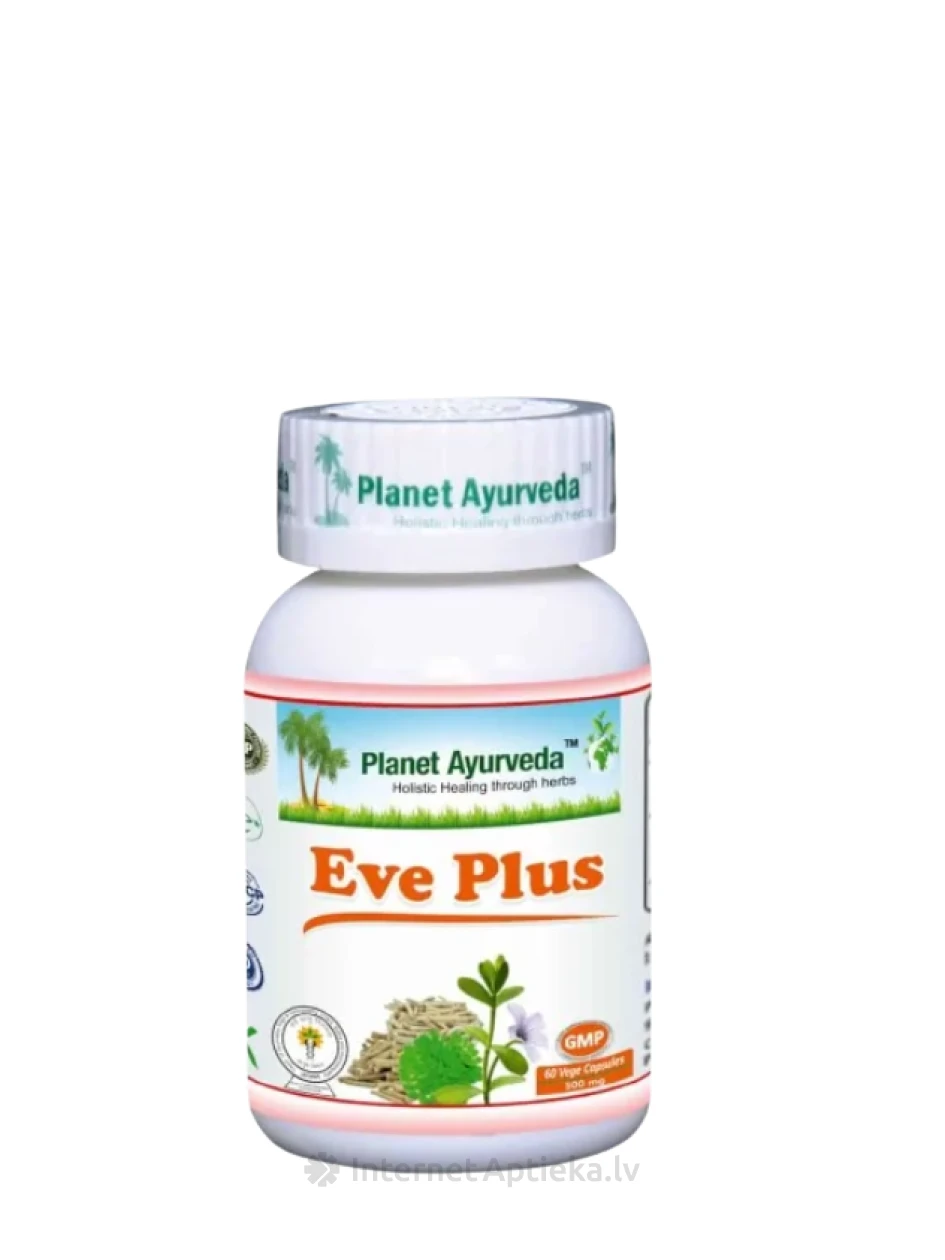Planet Ayurveda Organic Eve Plus, 60 kapslit | internetaptieka.lv
