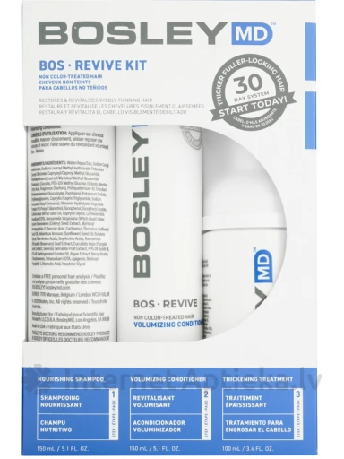 BOSLEY Revive Набор на 30 дней для неокрашенных волос, (150мл+150мл+100мл) | internetaptieka.lv
