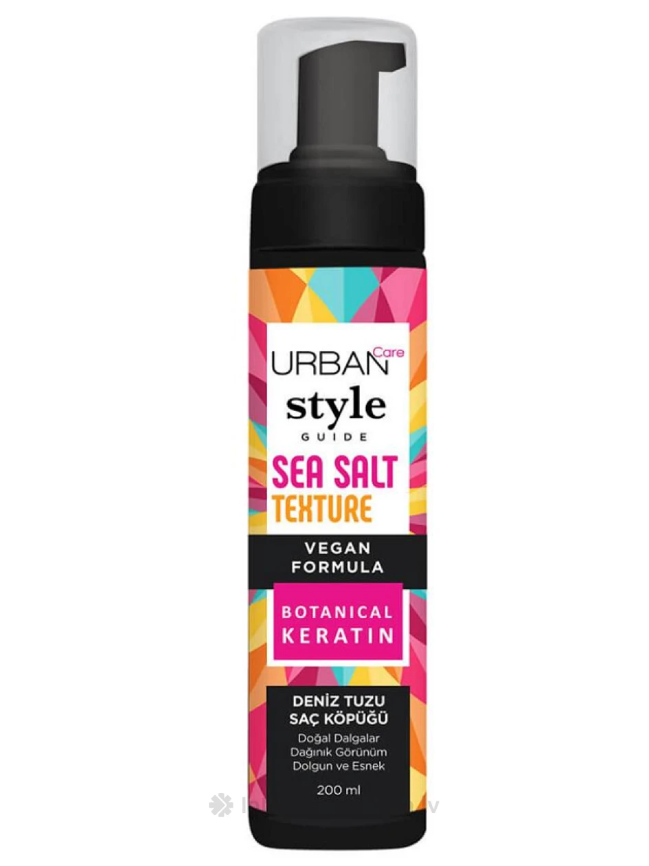 Urban Care Stila Ceļvedis Jūras Sāls Matu putas, 200 ml | internetaptieka.lv