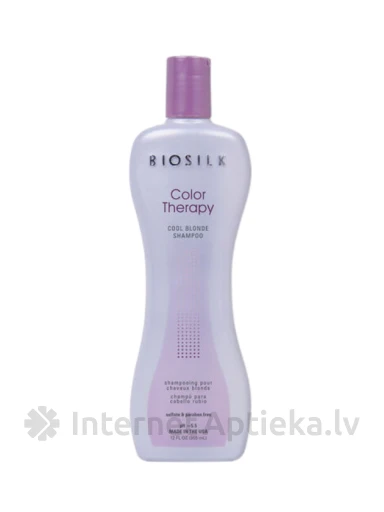 BIOSILK Color Therapy Cool Blonde šampūns gaišiem matiem, 355 ml | internetaptieka.lv