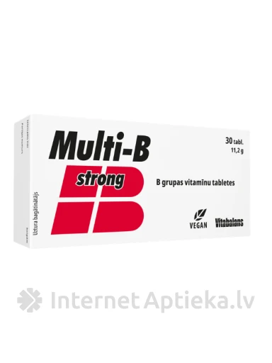 Multi B Strong, 30 tabletes | internetaptieka.lv