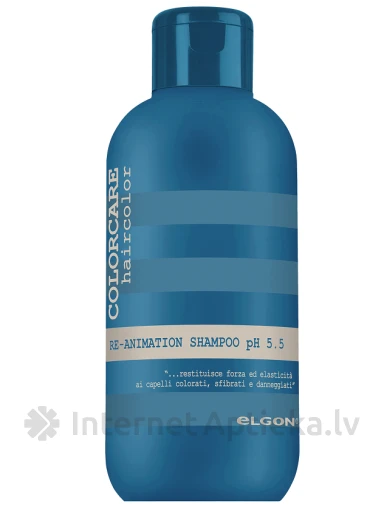 ELGON COLORCARE šampūns krāsotiem matiem RE-ANIMATION SHAMPOO pH 5.5, 300 ml | internetaptieka.lv