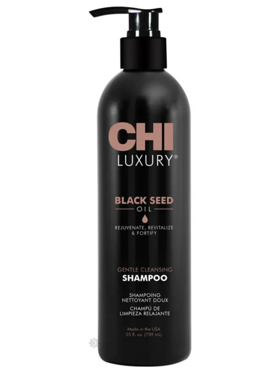 CHI Luxury Black Seed Oil Gentle Cleansing Šampūnas, 739 ml | internetaptieka.lv