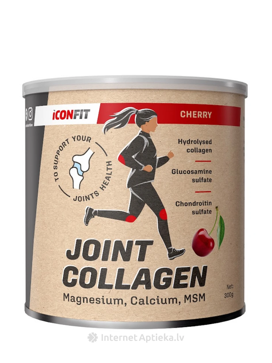 ICONFIT Joint Collagen - Cherry, 300 г | internetaptieka.lv