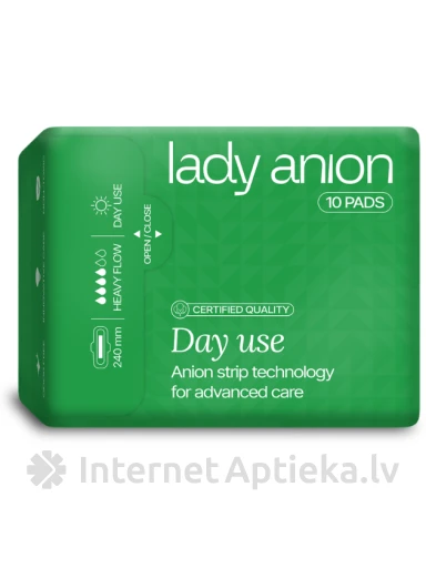 Lady Anion Day kasuta Hygienic pakette päevaks 240MM, 10 tk. | internetaptieka.lv