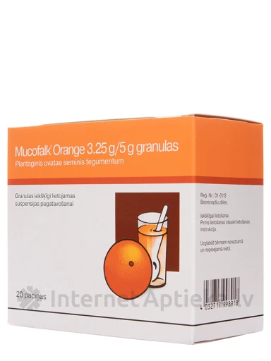 Mucofalk Orange Apelsīnu granulas, 20 paciņas | internetaptieka.lv