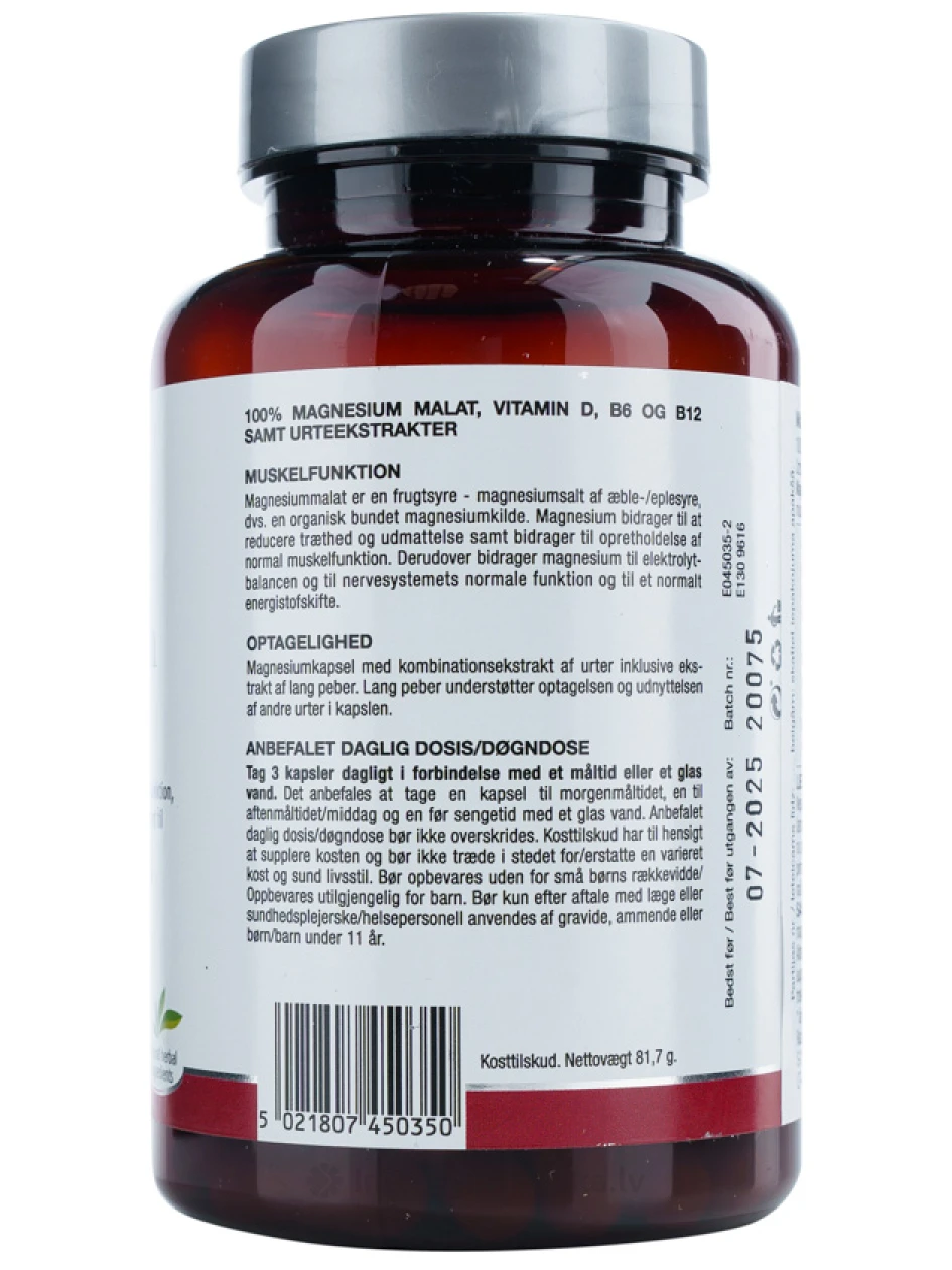 New Nordic Magnesium malate™ kapslid, 90 kapslit | internetaptieka.lv