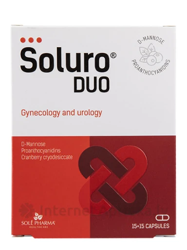 Soluro DUO, 15 + 15 kapsulas | internetaptieka.lv