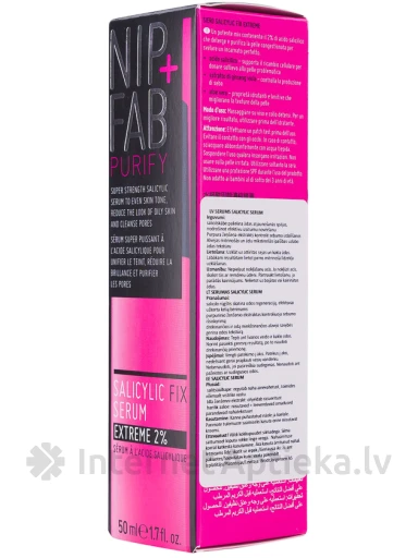 NIP+FAB Salicylic сыворотка для лица  2%, 50 мл | internetaptieka.lv