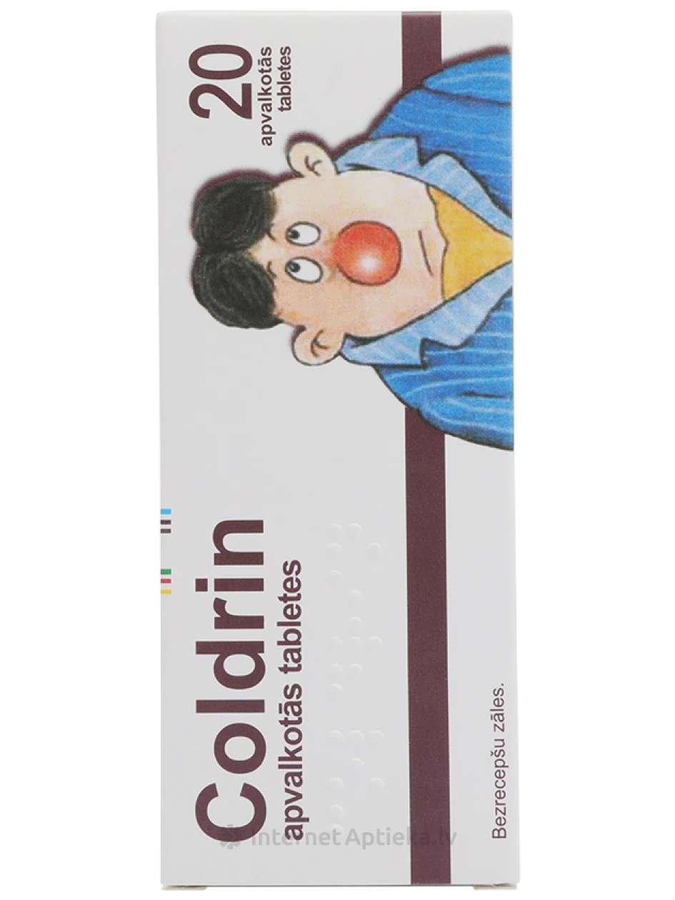 Coldrin, 20 таблетки | internetaptieka.lv