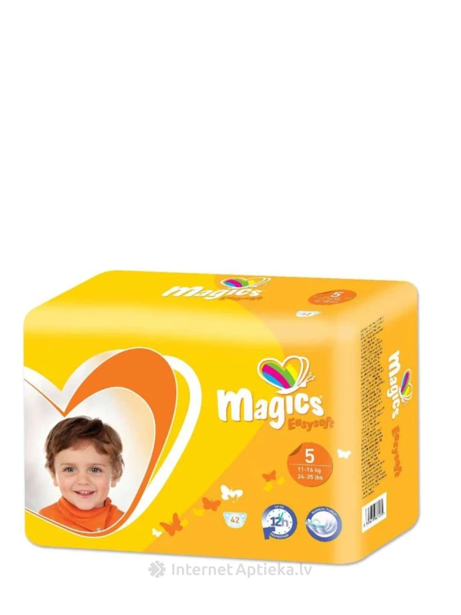 MAGICS Flexidry sauskelnės vaikams (11-16 kg), 42 vnt. | internetaptieka.lv