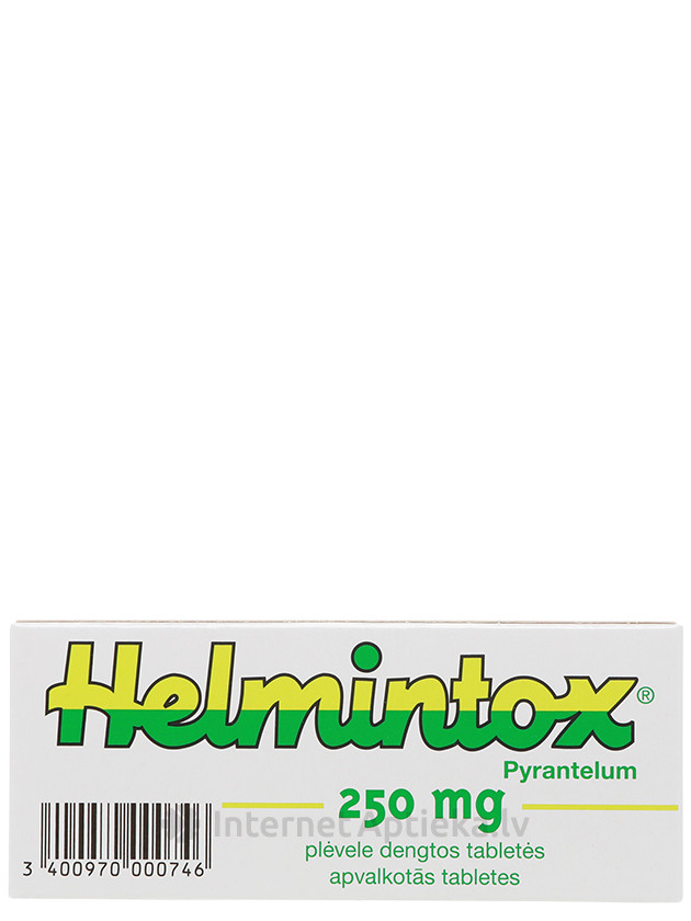 Helmintox pieaugusajiem - Helmintox pret, Helmintox pyrantelum
