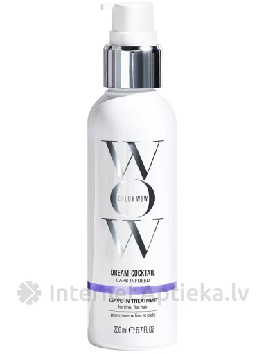 COLOR WOW carb coctail bionic Juuksehooldustoode, mida ei pea maha pesema, 200 ml | internetaptieka.lv